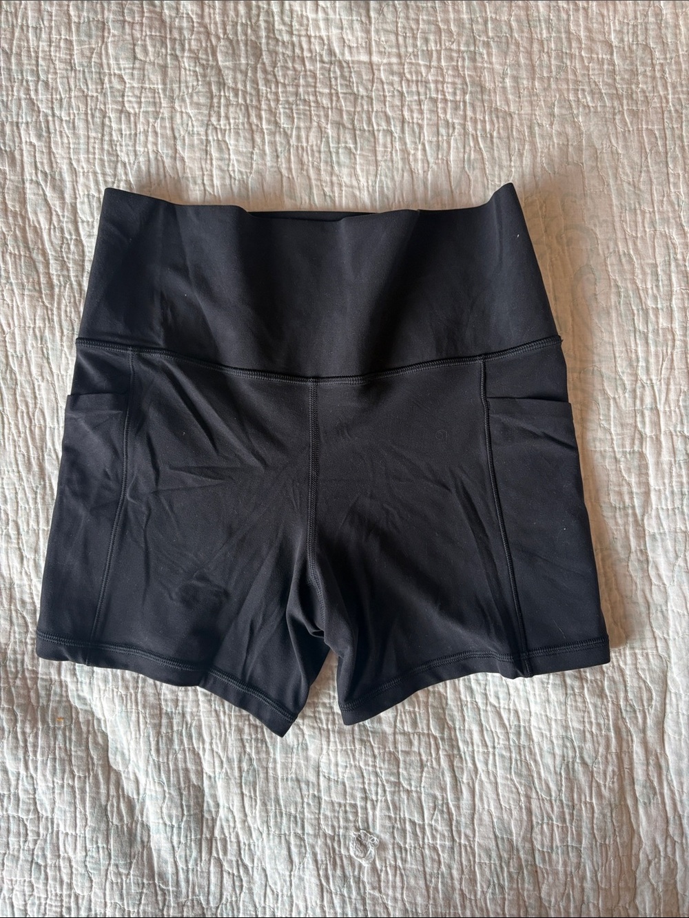 Athleta Black High-Rise Athletic Shorts